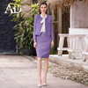 AD高端品牌小香风套装女春2026新款爆款高级感紫色外套裙子两件套 商品缩略图2