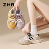 ZHR则则运动休闲鞋春秋新款厚底阿甘鞋增高百搭时尚德训老爹鞋女 商品缩略图4