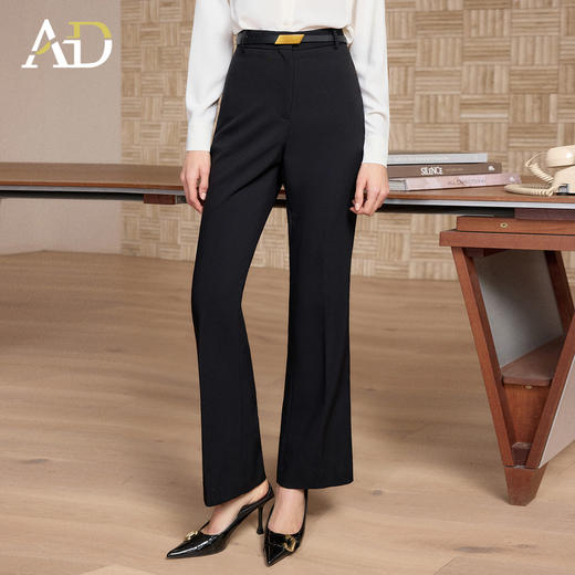 AD高端品牌西裤女春季2026新款爆款高级感职业正装裤子时尚喇叭裤 商品图2