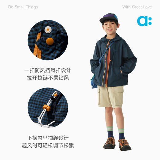 【春Vol.4】allblu幼岚【碳酸泡泡纱】儿童外套26春新款上衣女童男童透气清爽ZY 商品图4