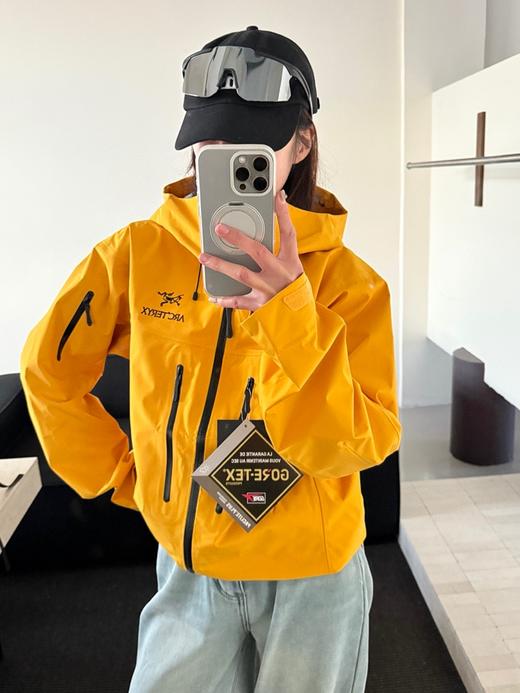 始祖鸟Aha系列SV7代  GORE-TEX Pro 刺绣硬壳冲锋衣（MG） 商品图6