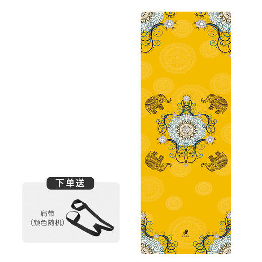 壁虎新款【印花垫-大象】天然橡胶印花瑜伽垫【5天发货】 商品图0