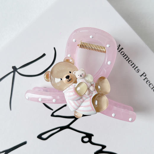 萌趣可爱波点睡衣小熊抓夹-纪念日百货门店同款169096757 商品图1