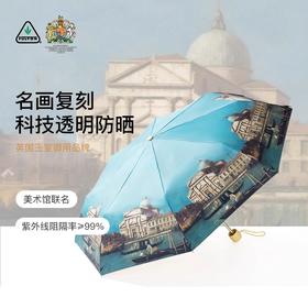 【焕新季】英国FULTON富尔顿 NG Minilite-2 UV Canaletto Venice 三折伞 WFNM2403