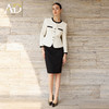 AD时尚通勤上班西装套装春季长袖西服外套女2026新款气质两件套裙 商品缩略图0