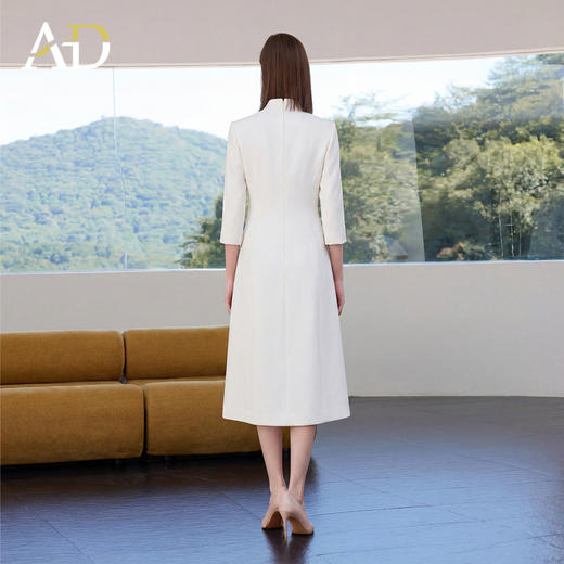 AD高端精致连衣裙女春季2026新款高级感高知得体正式场合西装裙子 商品图4
