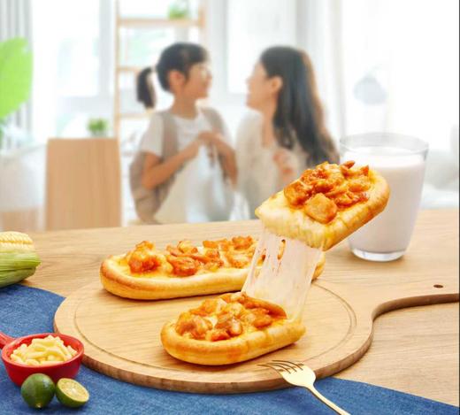 【小萨牛牛 早餐微波披萨】  社团乐享装 榴莲披萨80g*6枚组合装 奥尔良87g*3+乳酸菌87g*3+培根82g*2+香肠82g*2组合装 方便营养早 商品图4