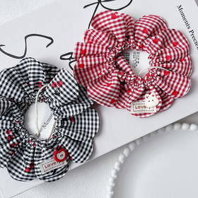 褶皱格纹个性时尚发圈-纪念日百货门店同款169394295