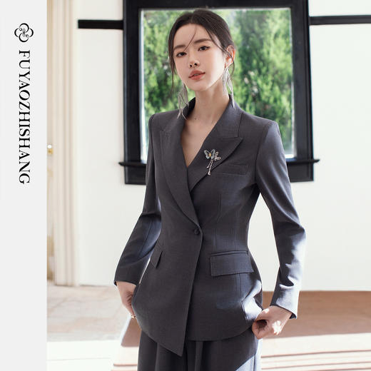 FUYAO扶摇直上 officesiren职场新贵风西装套装女高级感商务正装 商品图2