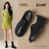 ZHR则则系带英伦单鞋女2026春秋新款JK鞋小皮鞋黑皮鞋女一脚蹬懒人鞋 商品缩略图2