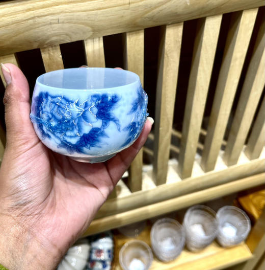 德化福裕陶瓷冰种罗汉杯 商品图0