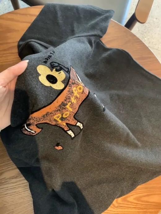 老米优品🎈3-5天《花朵小马🐎刺绣短袖澳绒tee 》重工刺绣，双面澳绒云朵般轻暖舒适~T260226B 商品图7