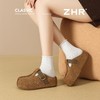 ZHR则则卡皮巴拉风勃肯鞋女2026春秋季复古轻便面包鞋增高包头拖鞋 商品缩略图1
