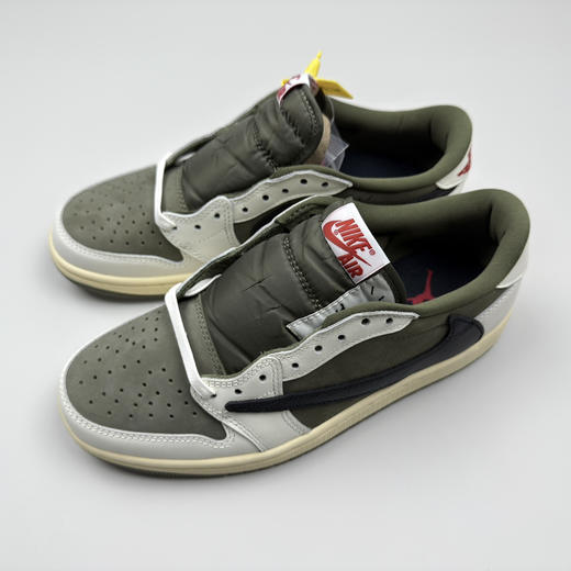 春季特惠💰430 公司级 # Travis Scott x Air Jordan 1 AJ1乔1低帮倒钩 商品图1