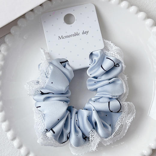 ZY清新蕾丝梦幻缎面发圈BYHL发圈-纪念日百货门店同款169447297 商品图3