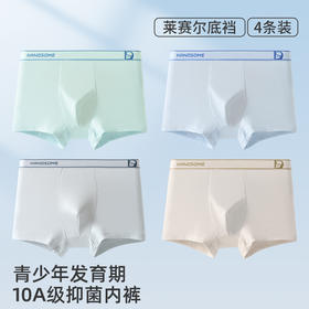 【4条装】杭拍NK-5341桑蚕丝男士内裤