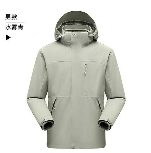 【与辉同行同款】Leaveland意大利枫叶 男女同款冲锋衣F658-国标一级三合一冲锋衣 六防面料 455g复合奥粒绒  商品图4