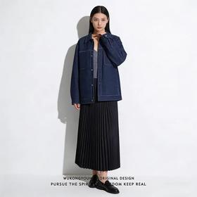 【大牌同款】 情侣仿牛仔夹克衬衣 简约别致E50-G6683