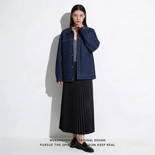 【大牌同款】 情侣仿牛仔夹克衬衣 简约别致E50-G6683 商品图0