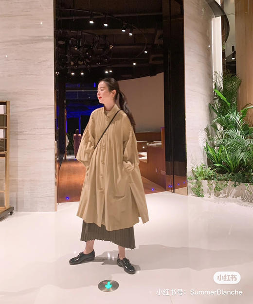 口碑I*ssey Miyake三宅一生 褶皱风衣外套 商品图12