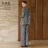 艾尚臣【织梦罗绮】老钱风西装外套女秋冬人字纹羊毛商务职业套装 商品缩略图4