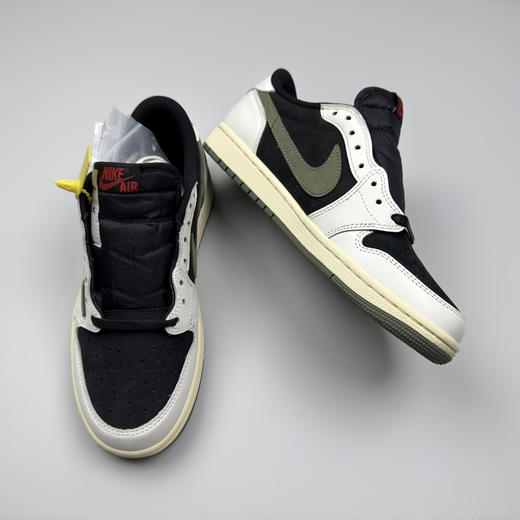春季特惠💰430 公司级 # Travis Scott x Air Jordan 1 AJ1乔1低帮倒钩 商品图2
