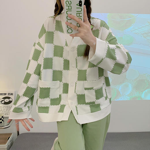 【春夏新品❗️慵懒感ins风家居服套装】休闲版型，宽松显瘦 居家外出两相宜！中国风春秋季韩版新款睡衣女长袖薄款网红休闲爆款家居服套装 商品图5