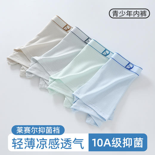 【4条装】杭拍NK-5341桑蚕丝男士内裤 商品图1