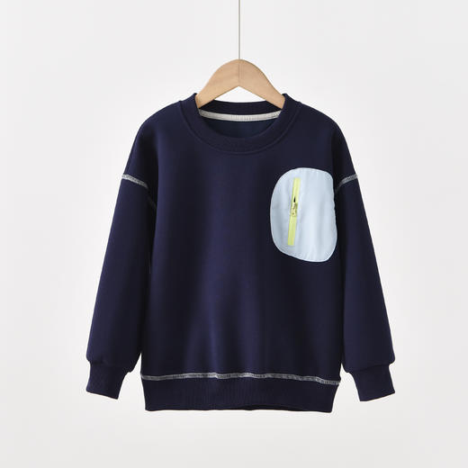 【MUBENMI木本木米2611撞色口袋卫衣】麻丝撞色线+精工走线｜软糯亲肤超百搭撞色设计小心机｜潮酷又实用🎨 商品图8