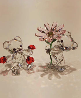 6折！Swarovski施华洛世奇Kris水晶小熊系列雕塑