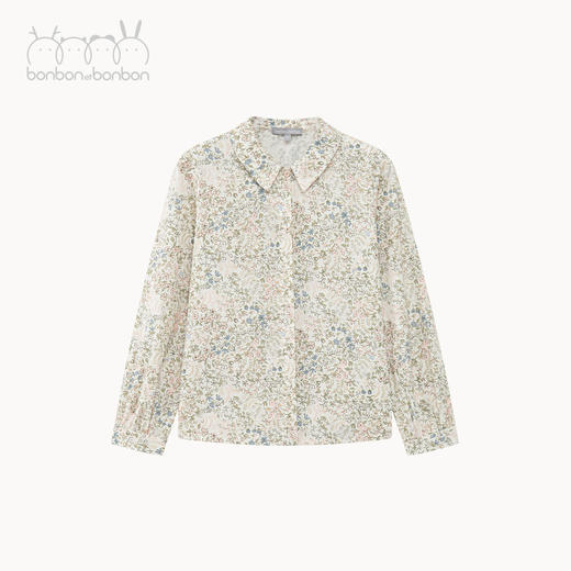 碎花翻领上衣 商品图3