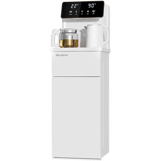 美菱(MeiLing)茶吧机智能语音家用办公室全自动下置水桶白色高端新款饮水机 MC-13B智能语音+大屏双显 冷热款 商品图9