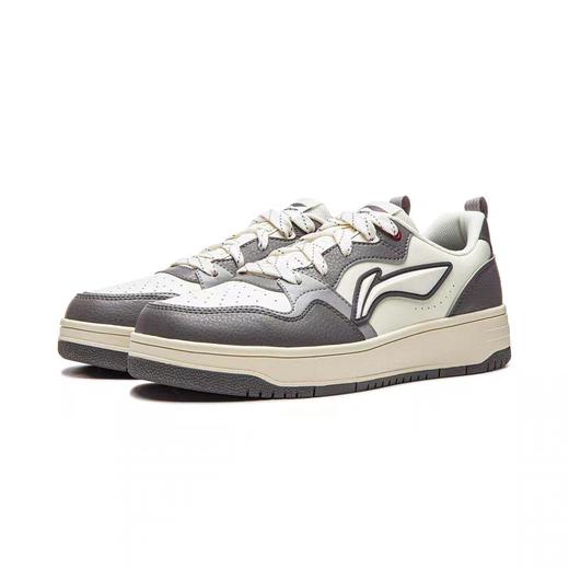 MJ｜李宁正品天迹SOFT男子柔软舒适复古轻便低帮耐磨休闲板鞋AGCW067 商品图0