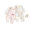 婴儿连体衣春秋款A类纯棉蝴蝶衣 newborn宝宝满月服长袖爬服柔软 商品缩略图4