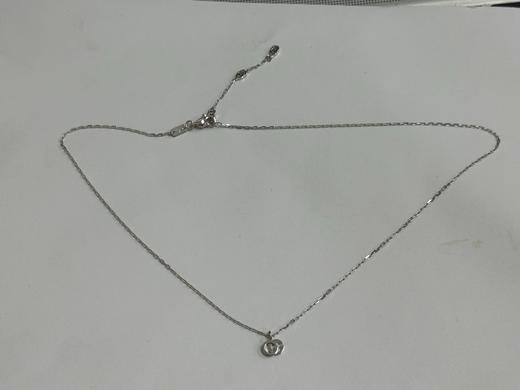 8102499370 古驰GUCCI GUCCI古驰 双G白金项链【链长37-42cm 约3g】 商品图2