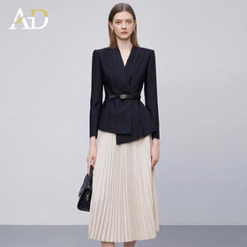 AD高端精致西装半裙两件套2026新款高级感超火减龄职场穿搭一整套