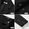 艾尚臣黑色西装套装女商务风修身长袖西服两件套高级感通勤正装春 商品缩略图4
