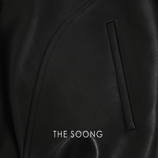 THESOONG|"柔韧绵羊"英国进口绵羊皮特殊鞣制立领皮衣外套HWPY8722 商品图9