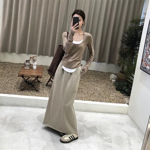 26春季新款修身打底衫｜圆领拼接假两件，设计感超绝 商品图6