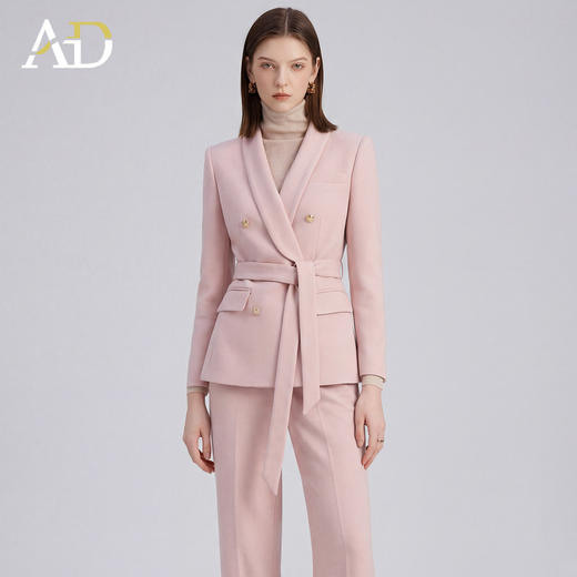 AD高端精致羊毛西装套装女春季2026新款高级感超火减龄穿搭一整套 商品图0