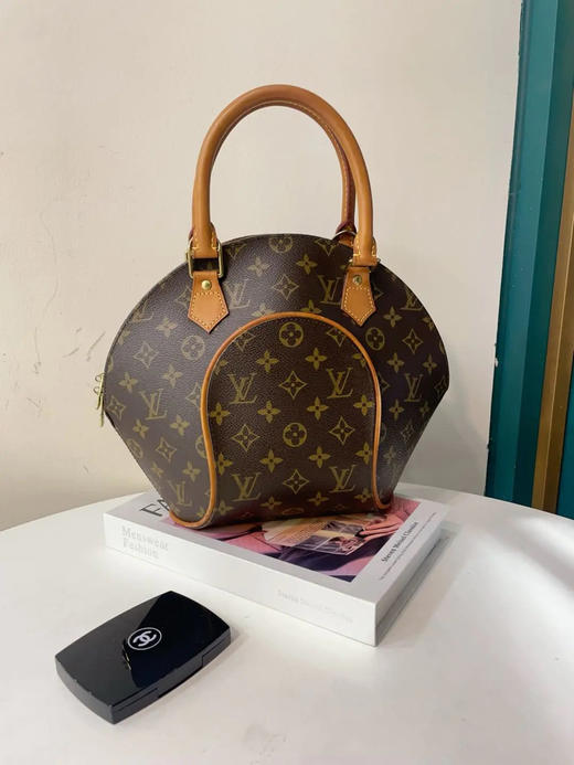 LV 中古 ellipse 26 老花 手提 贝壳包 商品图1