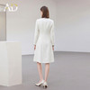 AD小香风连衣裙女春2026新款高级感今年流行爆款高知得体白色裙子 商品缩略图4