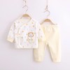 新生婴儿棉内衣套装0-3月宝宝偏襟系带和尚服儿童保暖内衣保暖款 商品缩略图0