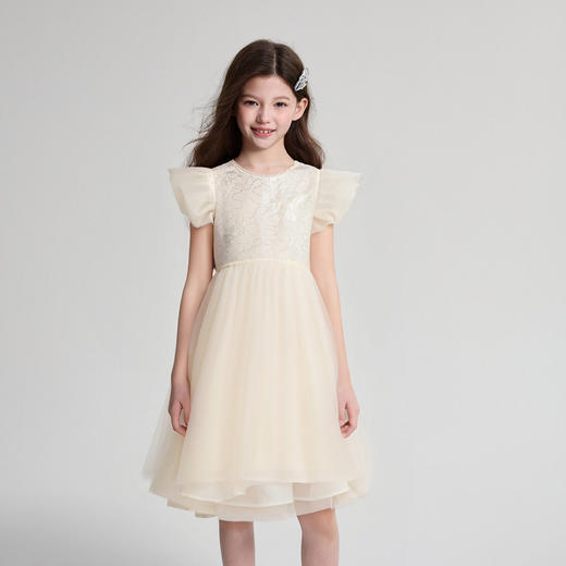笛莎/Deesha 2026年夏季新款女童中大童精致公主连衣裙裙子 商品图2
