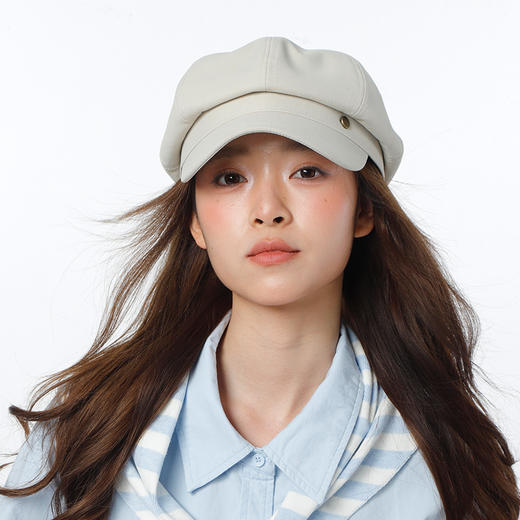 ZY净色小标八角帽鸭舌帽帽子-纪念日百货门店同款169146128 商品图0