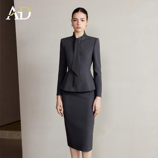 AD高级感西装套装女春秋季2026新款设计感正式场合职场穿搭一整套 商品图1