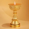 精品八吉祥3D火焰电子酥油灯充电试供佛灯藏式佛前供灯仿真摆件长明灯佩戴充电底座 商品缩略图5