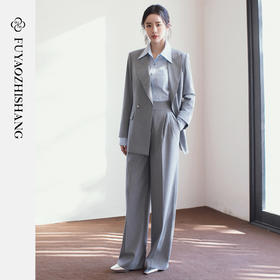 FUYAO扶摇直上 职场新贵风西装套装女春季通勤阔版阔版西服两件套