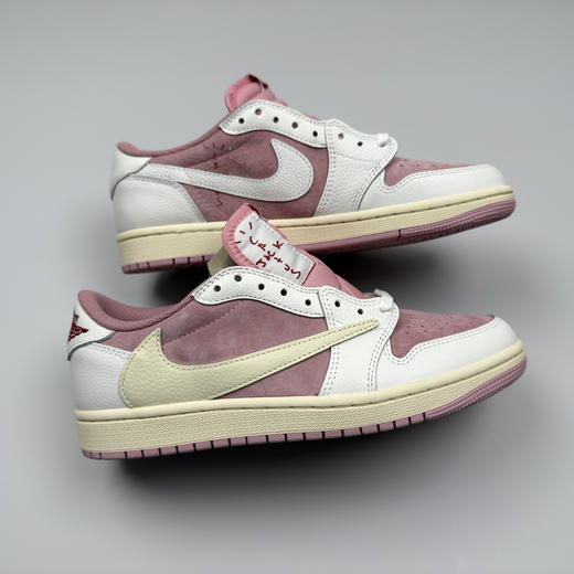 春季特惠💰430 公司级 # Travis Scott x Air Jordan 1 AJ1乔1低帮倒钩 商品图7