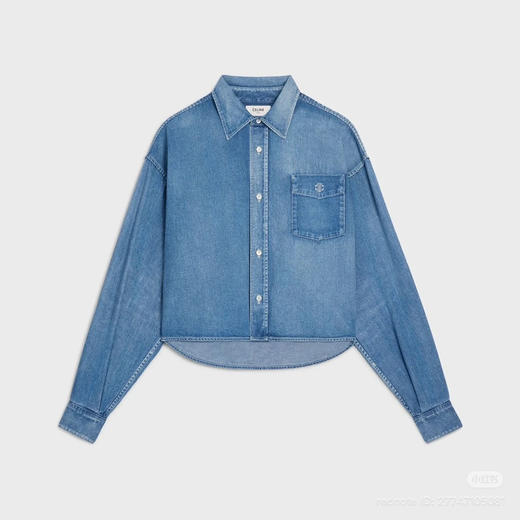 初十上新 渠道圆正 ce26ss 牛仔衬衫 商品图9